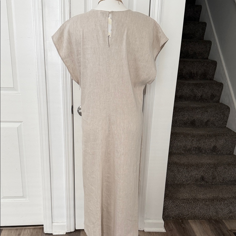 Calvin Klein Cream Midi Dress - Picture 5 of 11